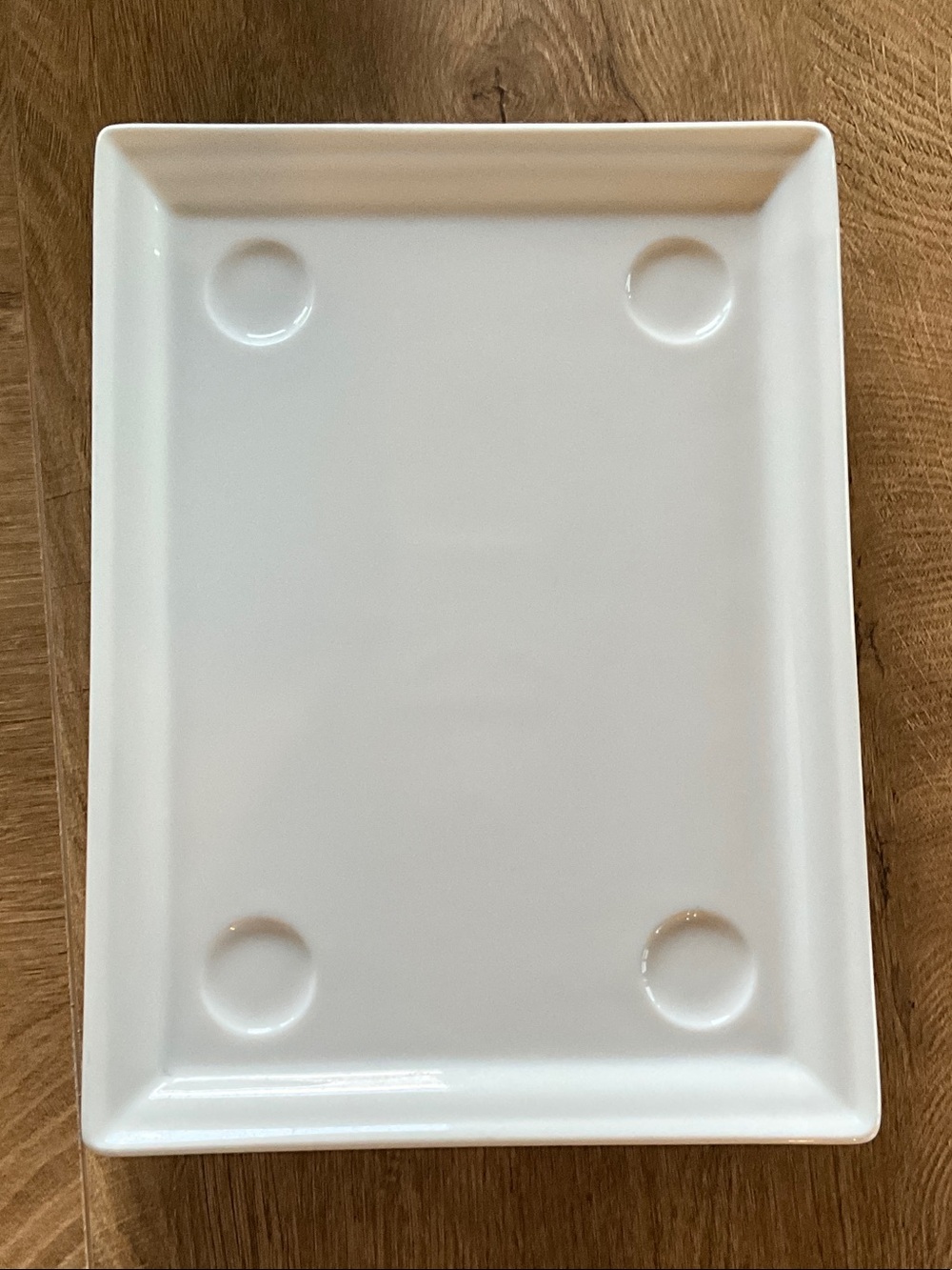 NOBU Japan White Ceramic Plate with Logo, set of 4